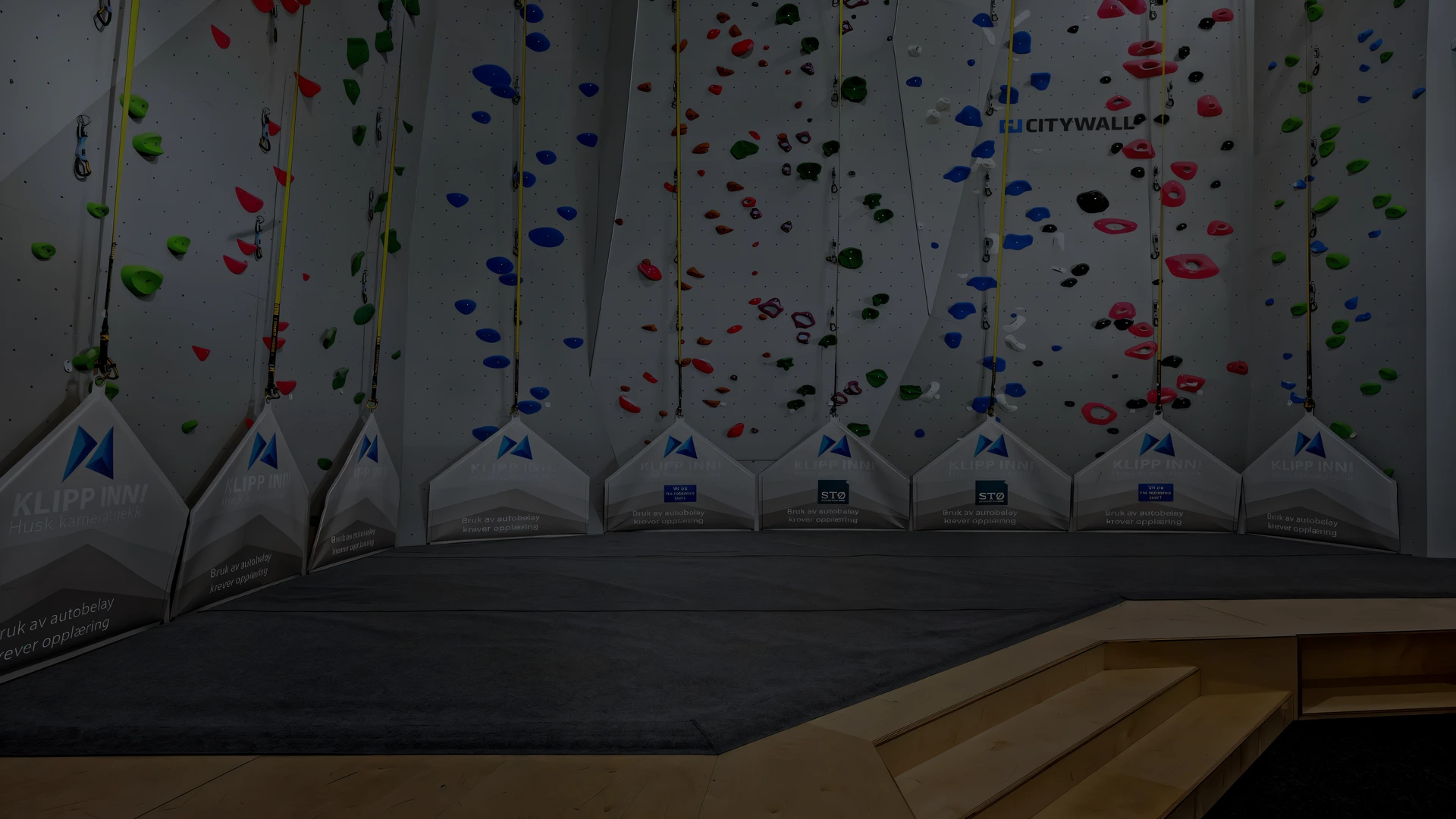 Klatrer på autobelay